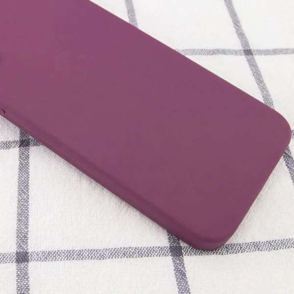 Чохол Silk Square Full Camera Protective (AA) NO LOGO для Apple iPhone 6/6s (4.7") — Бордовий — фото 4
