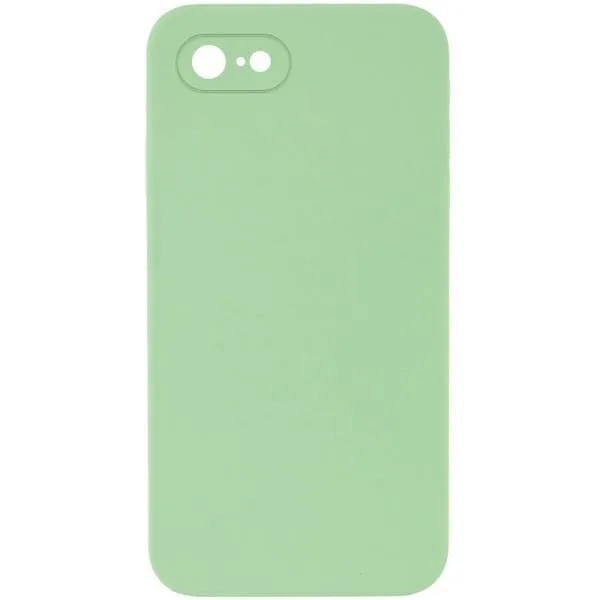 Silicone Case Square Full Camera Protective (AA) NOLOGO для Apple iPhone 6/6s (4.7") — Мятный — фото 4 Silicone Case Square Full Camera Protective (AA) NOLOGO для Apple iPhone 6/6s (4.7") — Мятный — фото 4