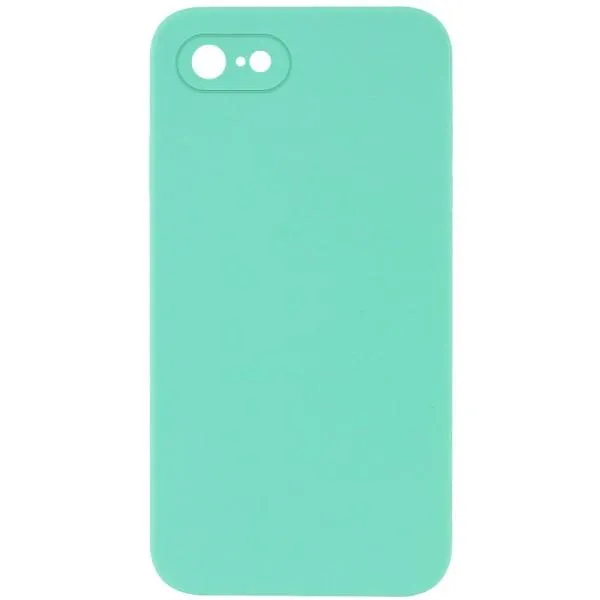 Silicone Case Square Full Camera Protective (AA) NOLOGO для Apple iPhone 6/6s (4.7") — Бирюзовый — фото 2