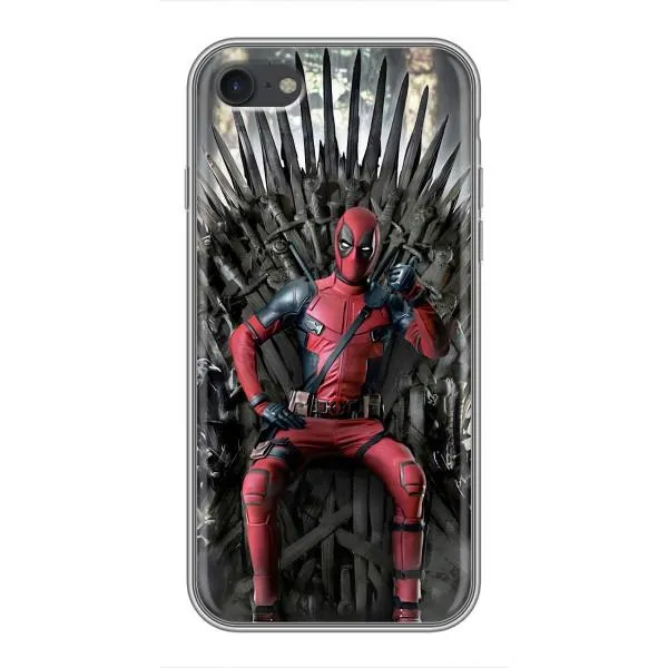 Чохол з принтом «Дедпул на троні» для iPhone 6 / 6s