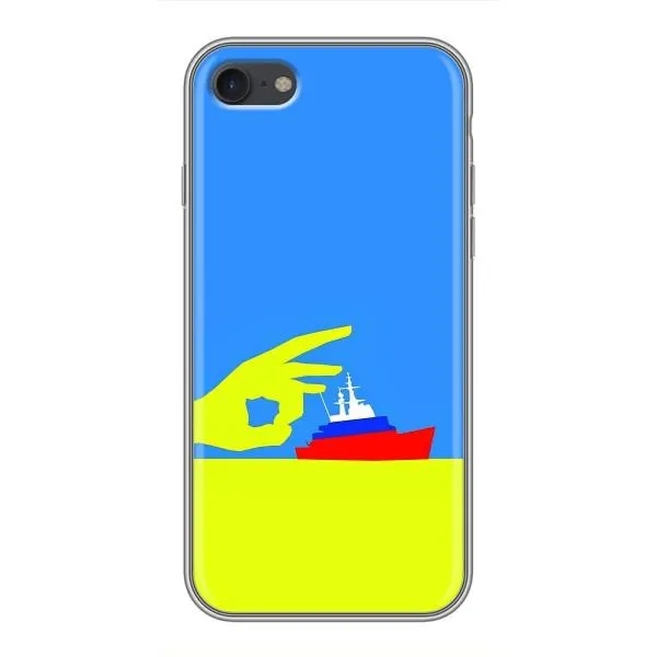 Чехол с принтом «Щелбан кораблю» для iPhone 6 / 6s