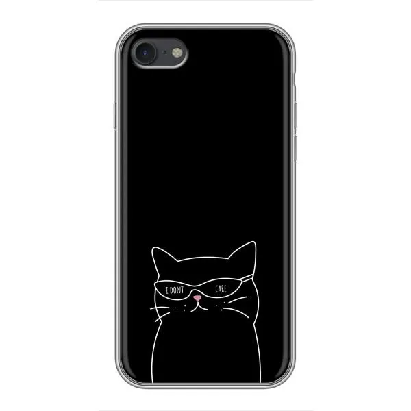 Чохол з принтом «Байдужий кіт» для iPhone 6 / 6s