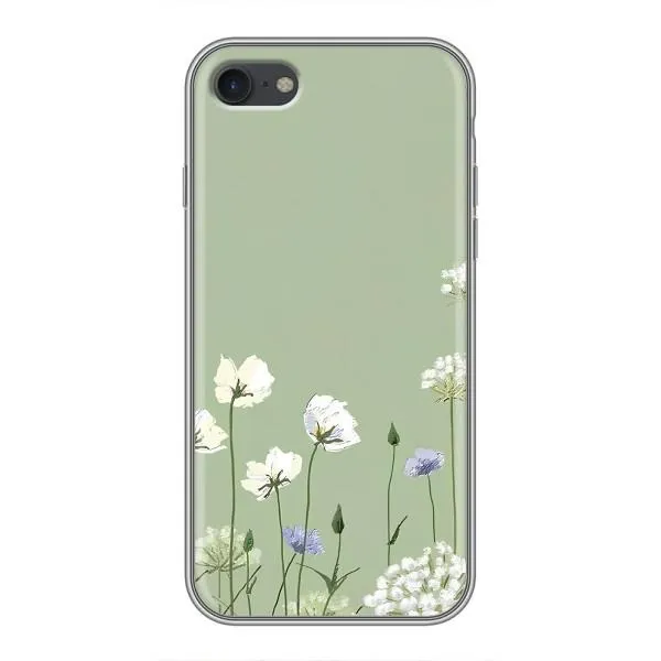 Чохол з принтом «Квіти на зеленому» для iPhone 6 / 6s Чохол з принтом «Квіти на зеленому» для iPhone 6 / 6s