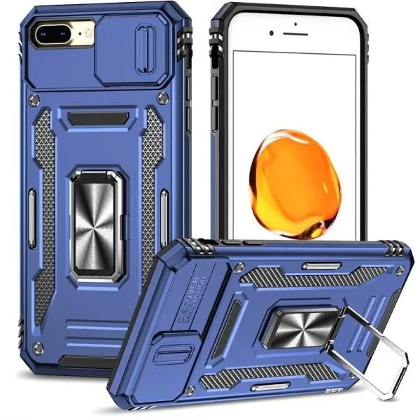 Ударопрочный чехол Camshield Army Ring для Apple iPhone 7 plus / 8 plus (5.5") — Синий — фото 1 Ударопрочный чехол Camshield Army Ring для Apple iPhone 7 plus / 8 plus (5.5") — Синий — фото 1