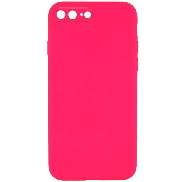 Silicone Case Square Full Camera Protective (AA) NOLOGO для Apple iPhone 7 plus / 8 plus (5.5") — Розовый — фото 1