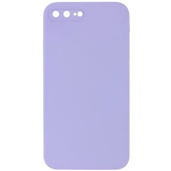 Silicone Case Square Full Camera Protective (AA) NOLOGO для Apple iPhone 7 plus / 8 plus (5.5") — Сиреневый — фото 1