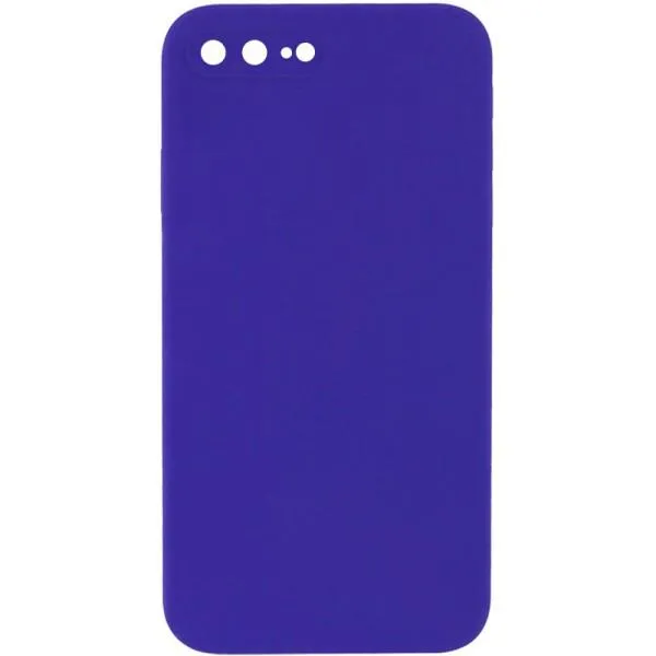 Silicone Case Square Full Camera Protective (AA) NOLOGO для Apple iPhone 7 plus / 8 plus (5.5") — Фиолетовый — фото 2