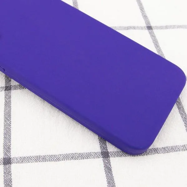 Silicone Case Square Full Camera Protective (AA) NOLOGO для Apple iPhone 7 plus / 8 plus (5.5") — Фиолетовый — фото 3