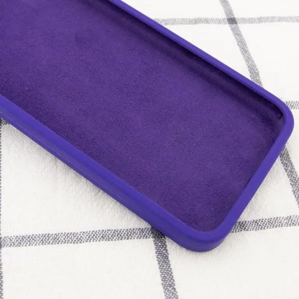 Silicone Case Square Full Camera Protective (AA) NOLOGO для Apple iPhone 7 plus / 8 plus (5.5") — Фиолетовый — фото 4