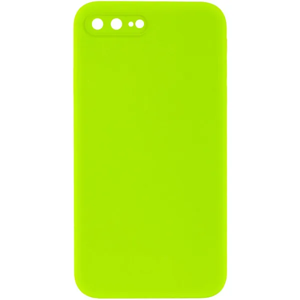 Чехол Silk Square Full Camera Protective (AA) NO LOGO для Apple iPhone 7 plus/8 plus (5.5") — Салатовый — фото 1