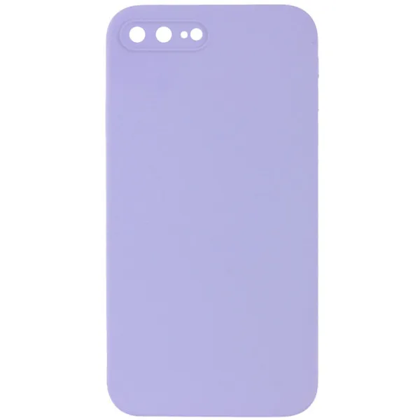 Чехол Silk Square Full Camera Protective (AA) NO LOGO для Apple iPhone 7 plus/8 plus (5.5") — Сиреневый — фото 1