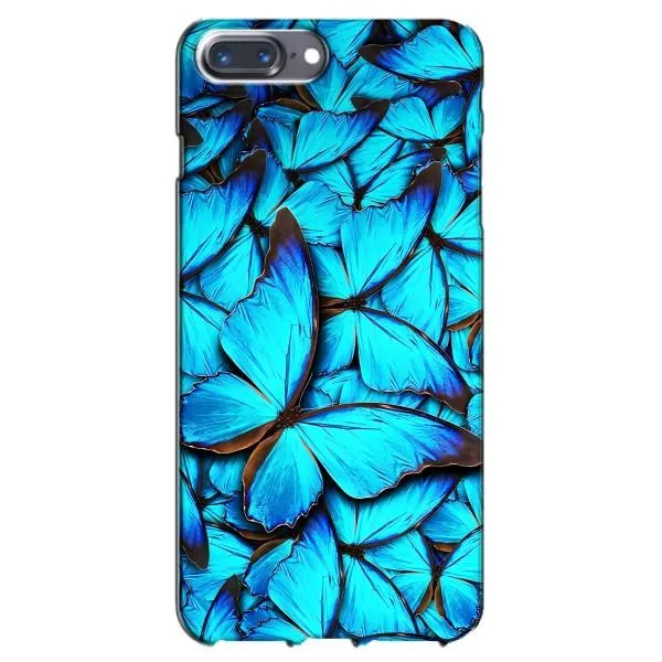 Чехол с принтом «Синие бабочки» для iPhone 7 Plus