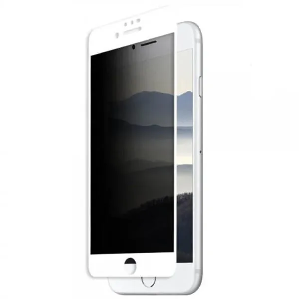 Захисне скло Privacy 5D (тех.пак) для Apple iPhone 7 / 8 / SE (2020) (4.7") — Білий — фото 3