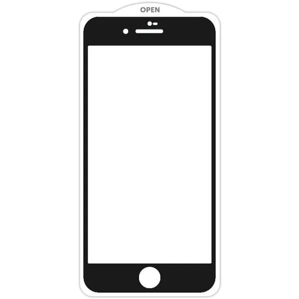 Захисне скло SKLO 5D (тех.пак) для Apple iPhone 7 / 8 / SE (2020) (4.7") — Чорний