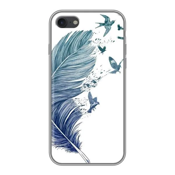 Чехол с принтом «Перышко» для iPhone 7