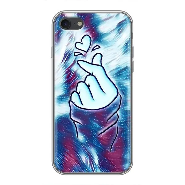 Чохол з принтом «Радужне серце» для iPhone 7