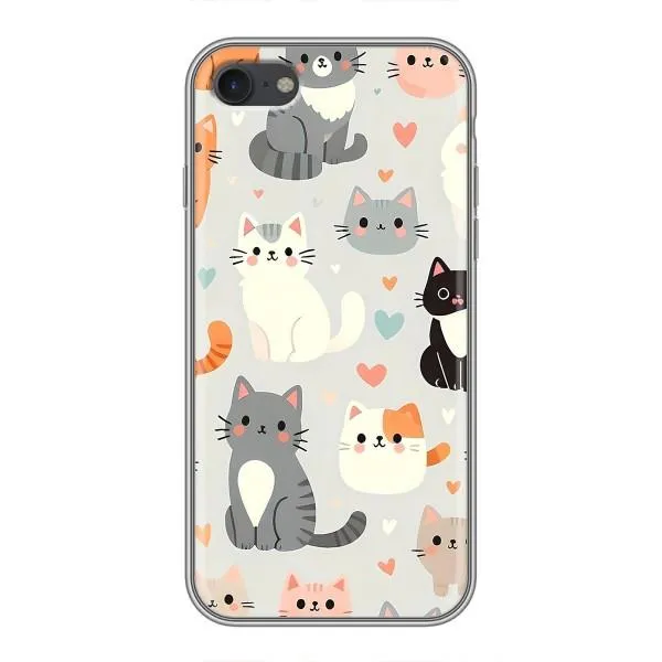 Чохол з принтом «Колаж котів» для iPhone 7