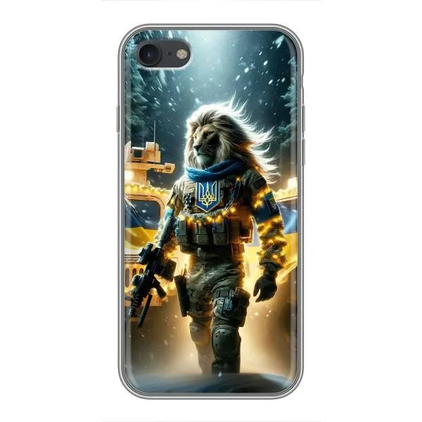 Чехол с принтом «ЛЕВ ЗСУ» для iPhone 7