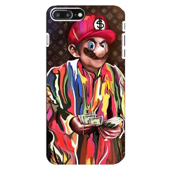 Чохол з принтом «Mario LV» для iPhone 8 Plus
