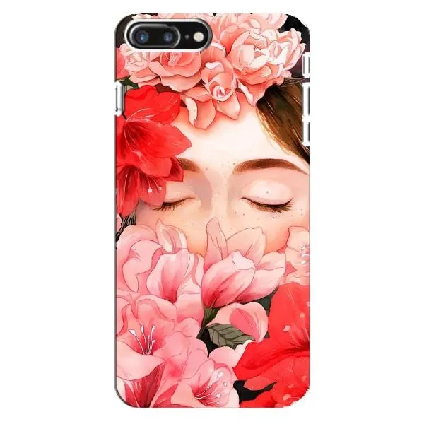 Чохол з принтом «Очі в квітах» для iPhone 8 Plus