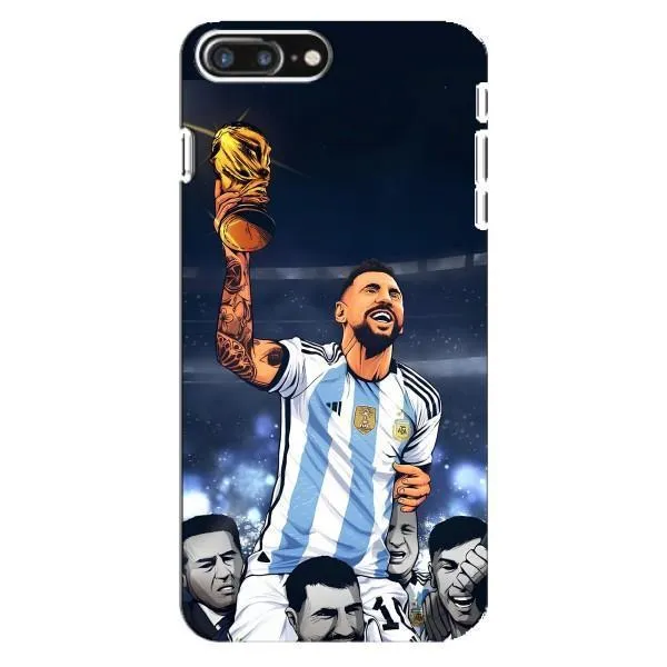 Чохол з принтом «Мессі з кубком» для iPhone 8 Plus