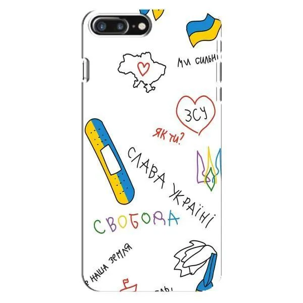 Чохол з принтом «Стикер» для iPhone 8 Plus