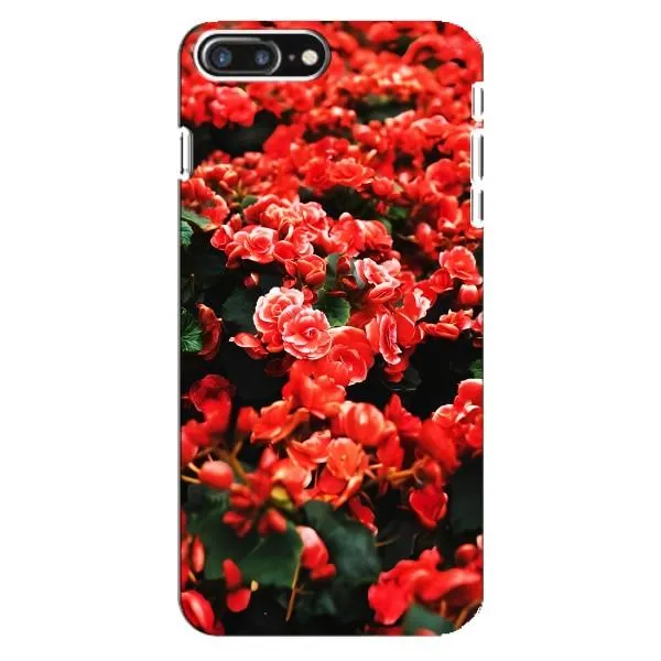 Чохол з принтом «Квіти червоні» для iPhone 8 Plus