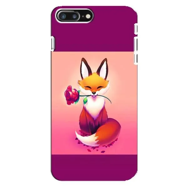 Чохол з принтом «Лиса з трояндою» для iPhone 8 Plus