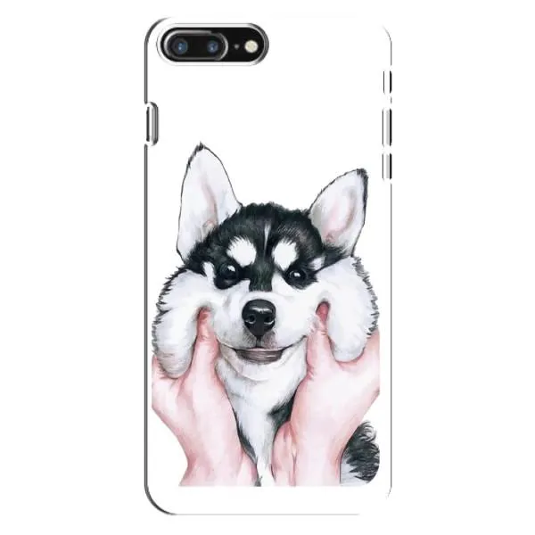 Чохол з принтом «Хаскі улибака» для iPhone 8 Plus