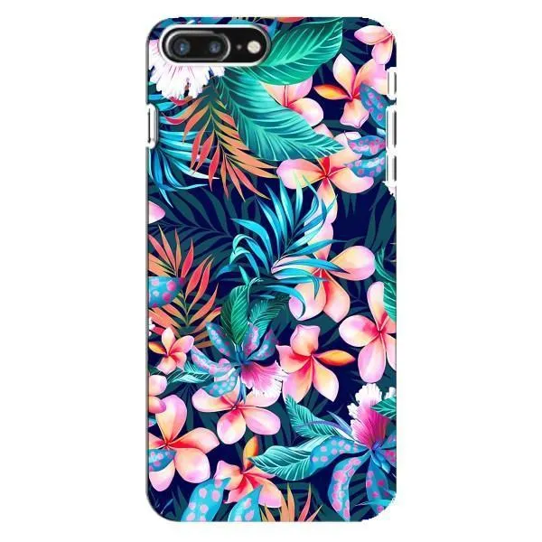 Чохол з принтом «Мальовничі квіти» для iPhone 8 Plus