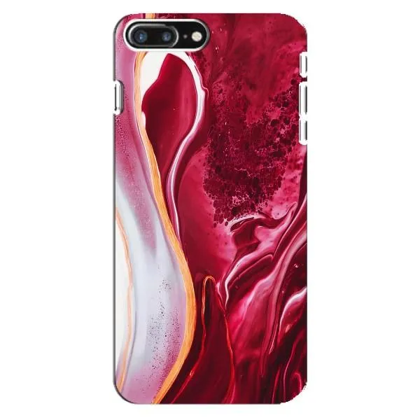 Чохол з принтом «Мрамор червоний» для iPhone 8 Plus