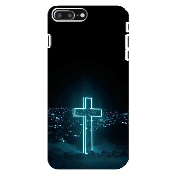 Чехол с принтом «Крест и город» для iPhone 8 Plus