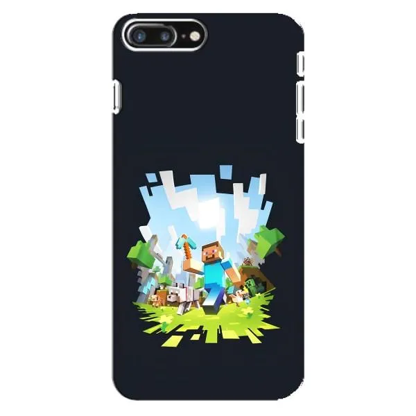 Чохол з принтом «персонажі Minecraft» для iPhone 8 Plus