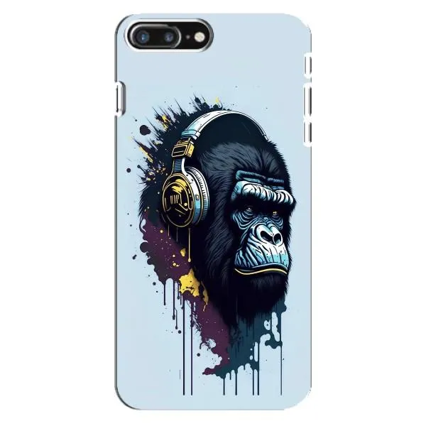Чохол з принтом «Горила в навушниках» для iPhone 8 Plus