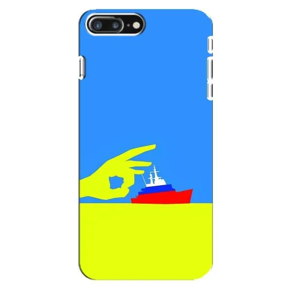 Чохол з принтом «Щелбан кораблю» для iPhone 8 Plus
