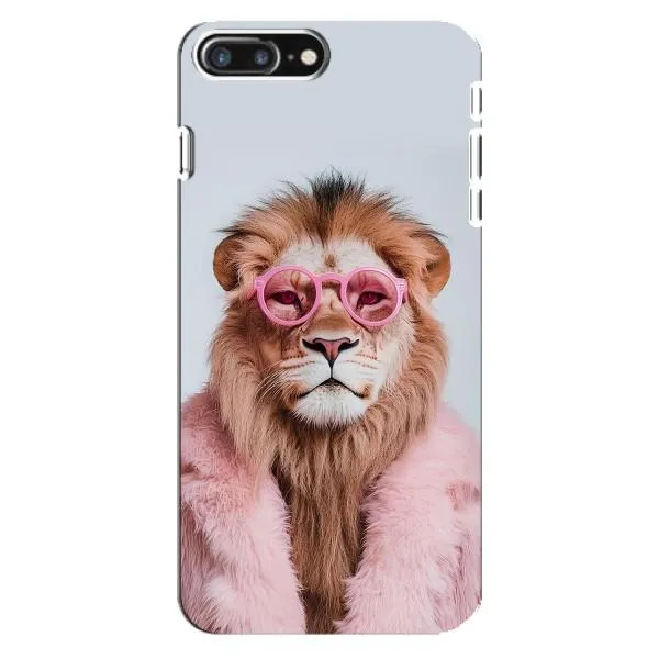 Чохол з принтом «Лев в окулярах» для iPhone 8 Plus