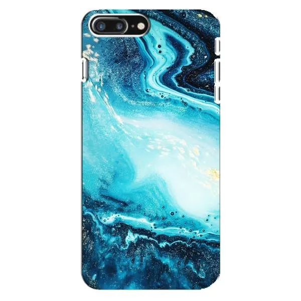 Чохол з принтом «Блакитний мрамор» для iPhone 8 Plus