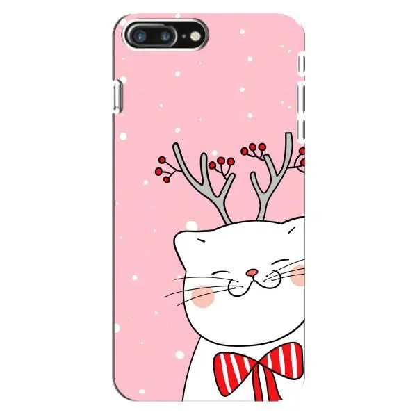 Чохол з принтом «Зимовий кіт» для iPhone 8 Plus