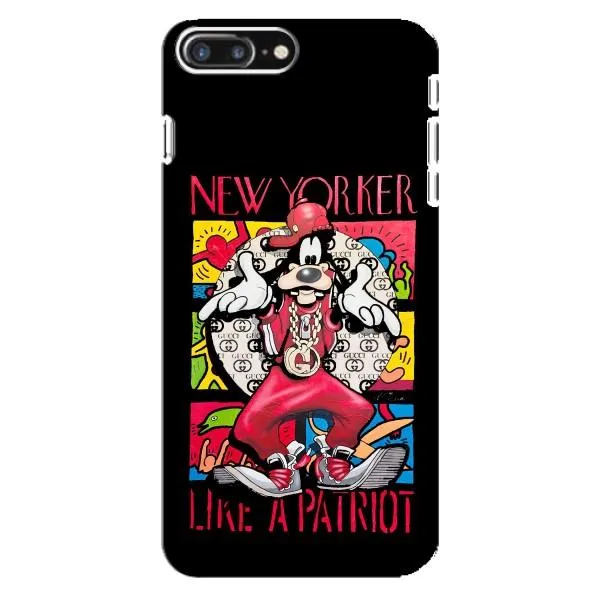 Чохол з принтом «Мультяшний Волк» для iPhone 8 Plus