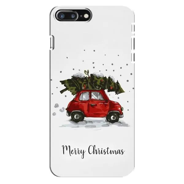 Чохол з принтом «Авто з ялинкою» для iPhone 8 Plus
