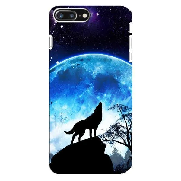 Чохол з принтом «Вовк на місяць» для iPhone 8 Plus Чохол з принтом «Вовк на місяць» для iPhone 8 Plus