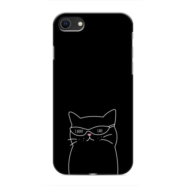 Чехол с принтом «Равнодушный кот» для iPhone SE (2020) Чехол с принтом «Равнодушный кот» для iPhone SE (2020)