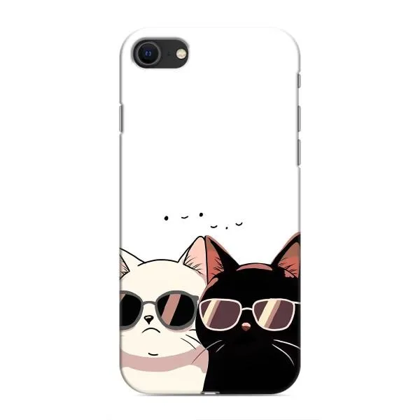 Чехол с принтом «Коты в очках» для iPhone SE (2020) Чехол с принтом «Коты в очках» для iPhone SE (2020)