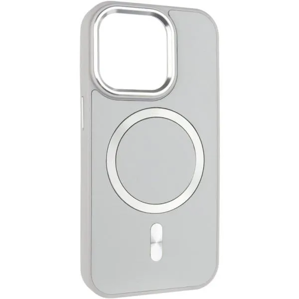 Шкіряний чохол SnapCase with Magnetic Fit для Apple iPhone 11 Pro Max (6.5") — Сірий — фото 1