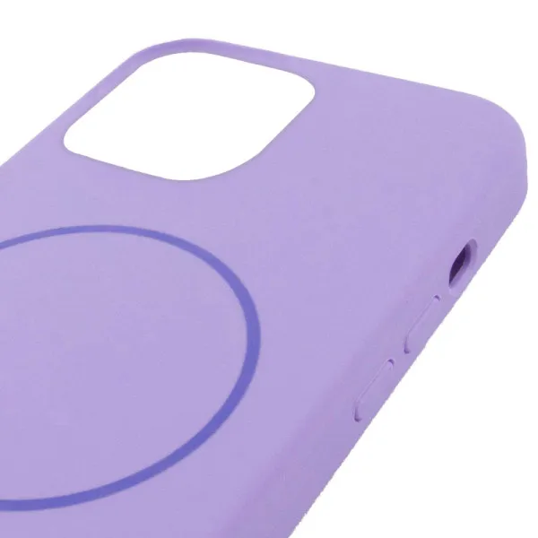 Чехол Silk Full Protective (AA) NO LOGO with Magnetic Fit для Apple iPhone 11 Pro Max (6.5") — Сиреневый — фото 4