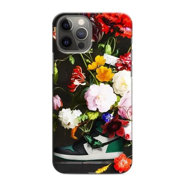 Чохол з принтом «Nike цветы» для iPhone 11 Pro Max
