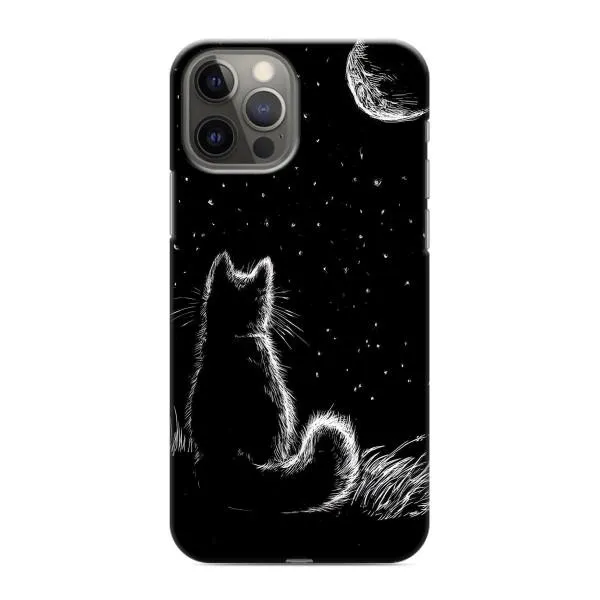 Чохол з принтом «Котик і місяць» для iPhone 11 Pro Max