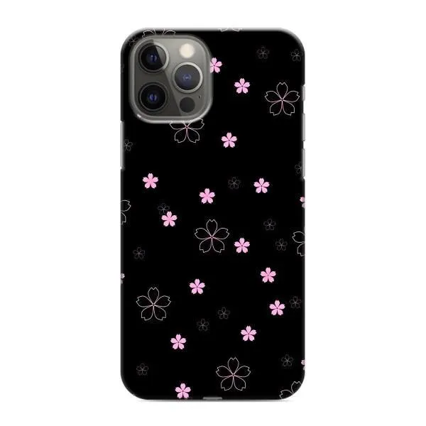 Чехол с принтом «Розовые цветы на черном» для iPhone 11 Pro Max