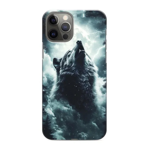 Чохол з принтом «Вовк у хмарах» для iPhone 11 Pro Max
