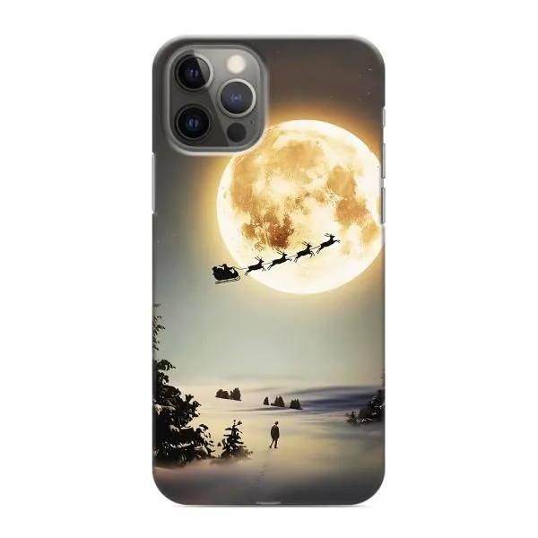 Чехол с принтом «Санта на луне» для iPhone 11 Pro Max Чехол с принтом «Санта на луне» для iPhone 11 Pro Max